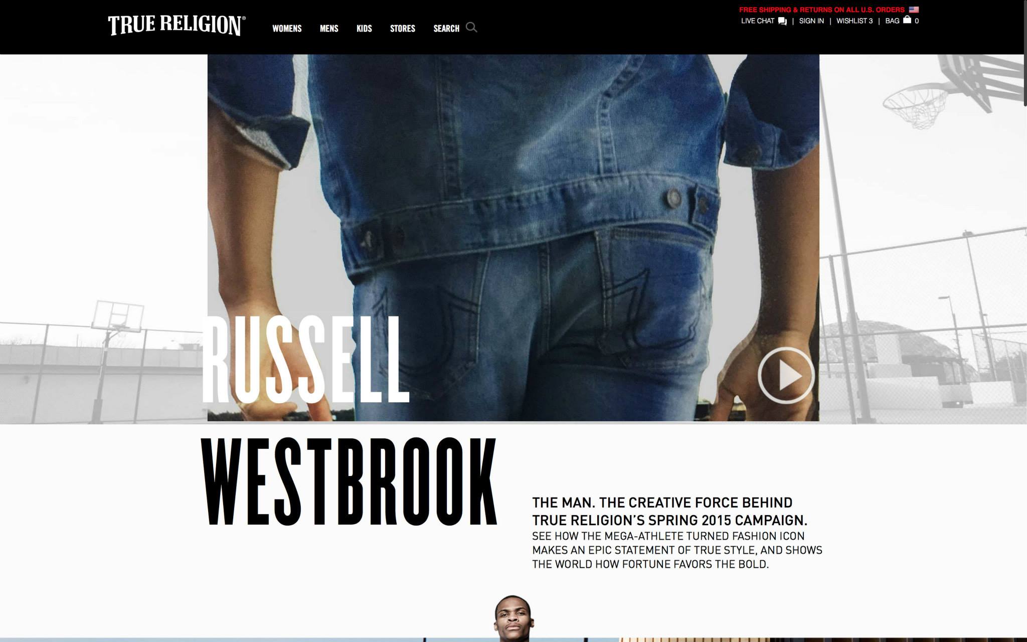 True Religion / Russel Westbrook 