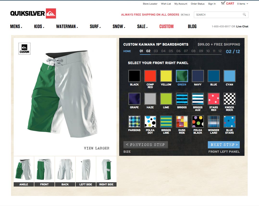Quiksilver / Custom Boardshorts